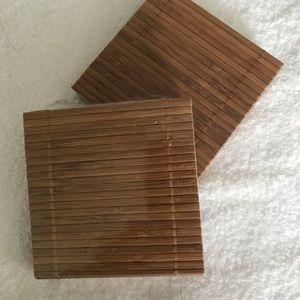 Bamboo coasters
